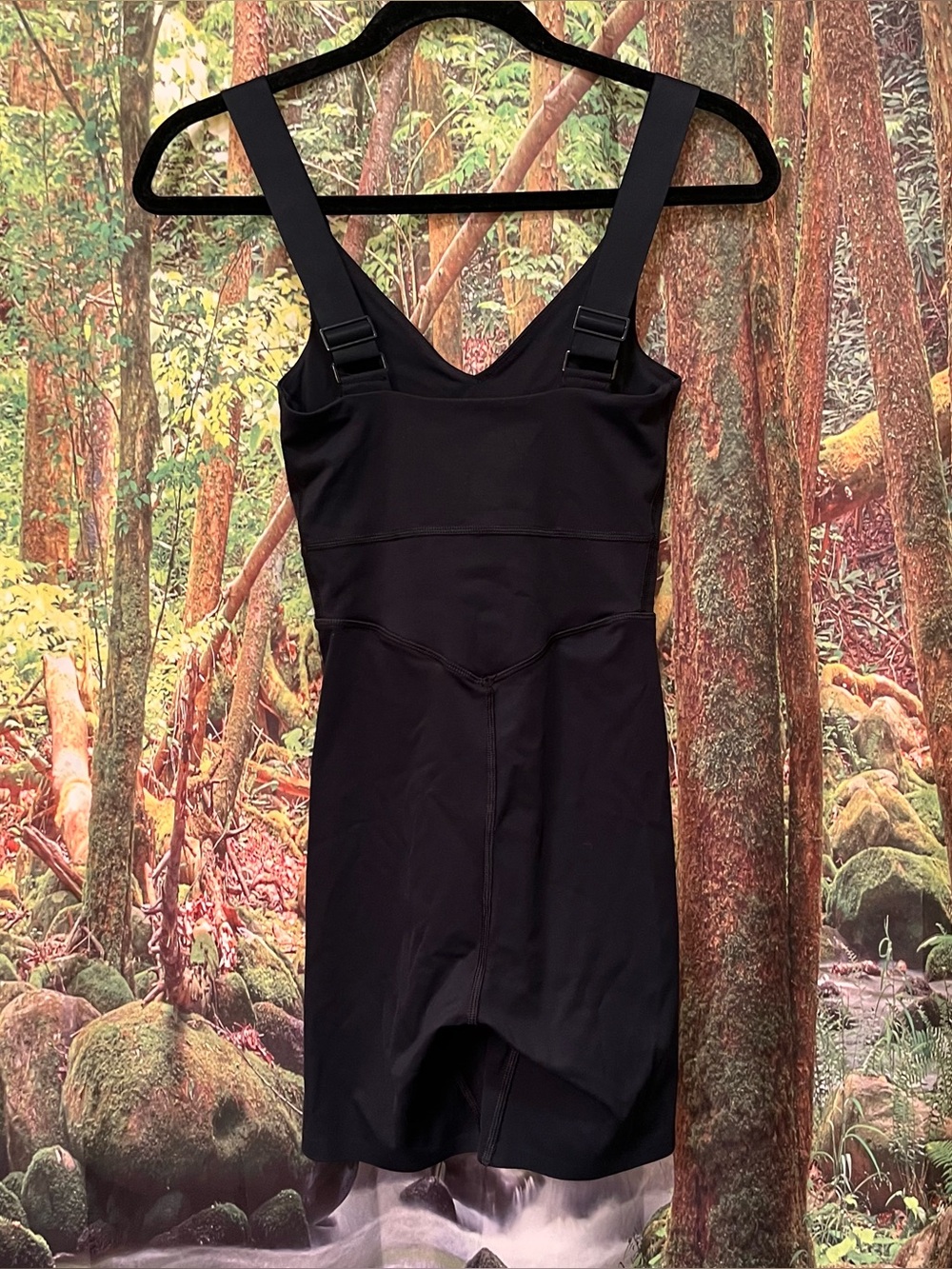 TEREZ Black Workout Bodysuit romper one piece short athletic XXS - Picture 4 of 9
